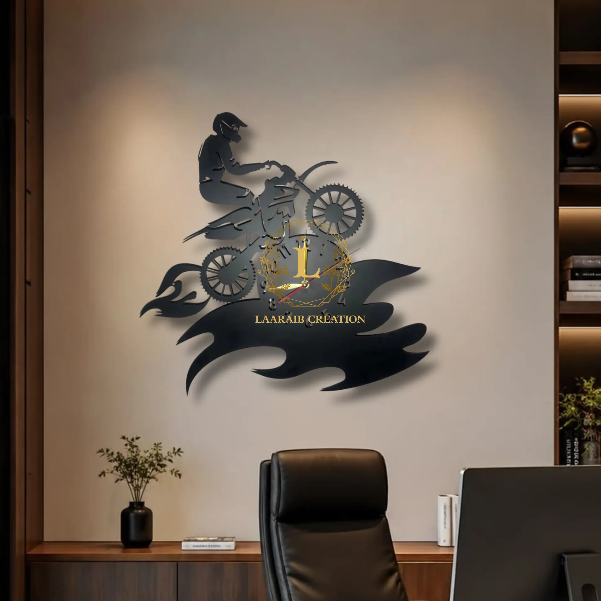 Motocross Wall Clock